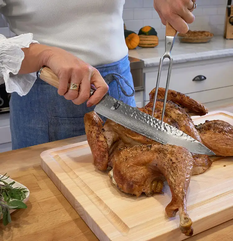 Click to read the article How to Carve a Turkey.