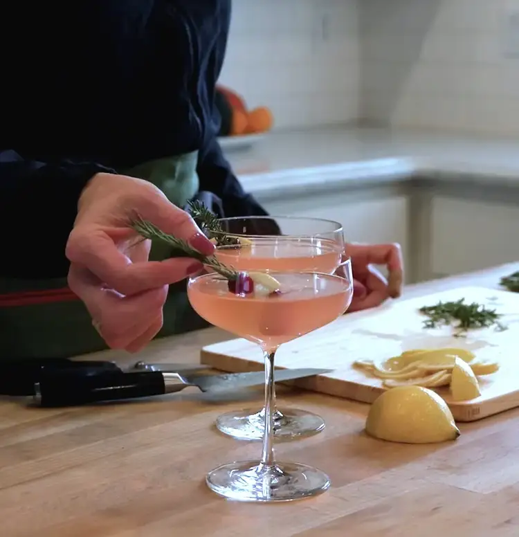 Click to read the article on how to create a festive cocktail garnish.