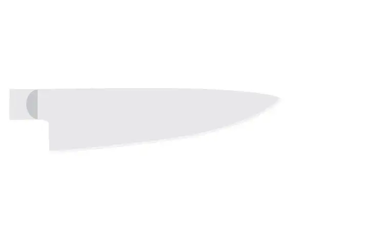 6-inch Chef’s knife blade. Described under heading 6-inch Chef’s knife.