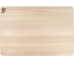 Shun Large Hinoki cutting board flat view