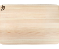 Shun Medium Hinoki cutting board flat view