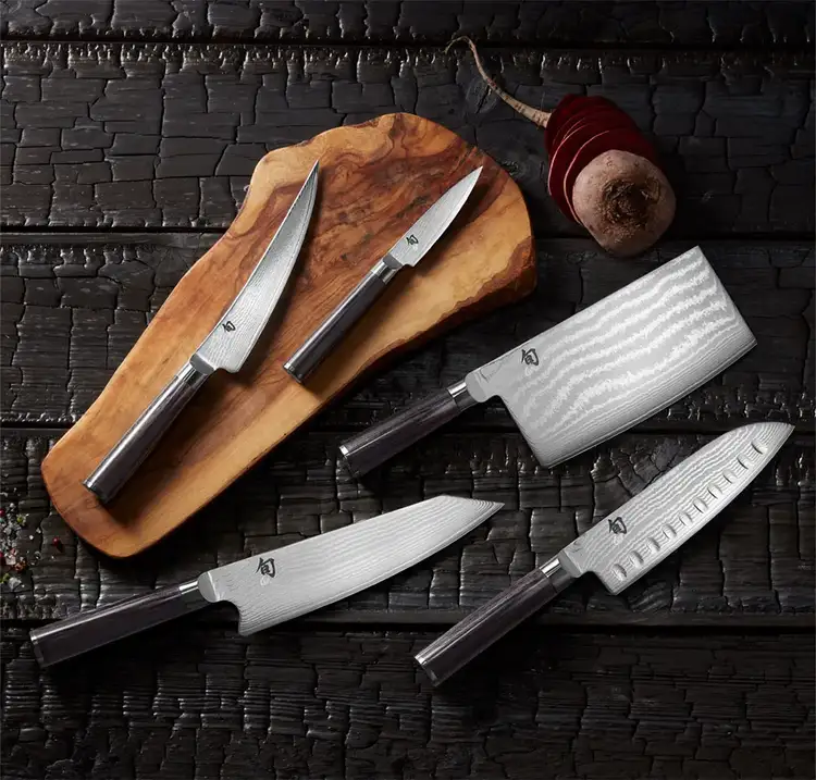 A grouping of various Classic blade shapes.