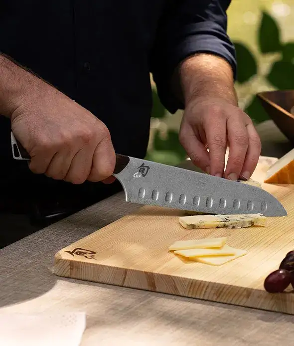 Click to shop the Kanso 7-inch Hollow Ground Santoku.